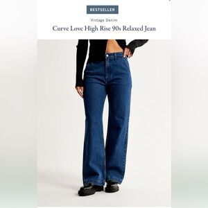 Abercrombie Curve love 90s relaxed trouser style